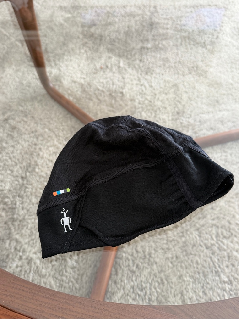 Smartwool Black Merino Sport Fleece Ponytail Beanie - Picture 3 of 4
